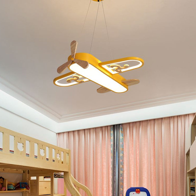 LED Vliegtuig Kinderkamer Hanglamp - SkyFlyer