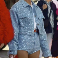 Denim Set with Sequins - Nova