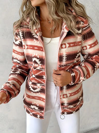 Women's Teddy Vest with Aztec Pattern – Nayeli