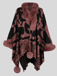 Stilvoller Winterponcho für Damen - Elora