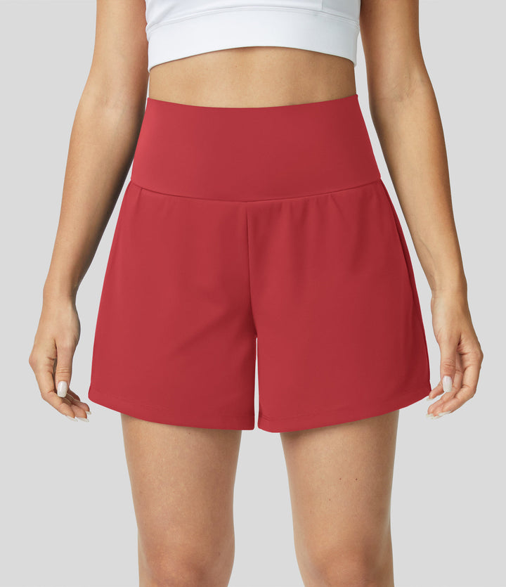Atmungsaktive & Schnell Trocknende High-Waist Damen-Fitnessshorts – Mirabella