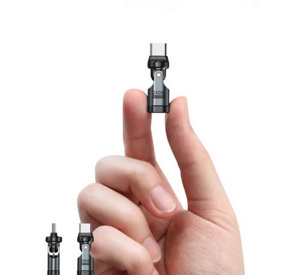 240W USB-C to USB-C Rotating Fast Charge Adapter – Buy 1, Get 1 FREE-State of Style