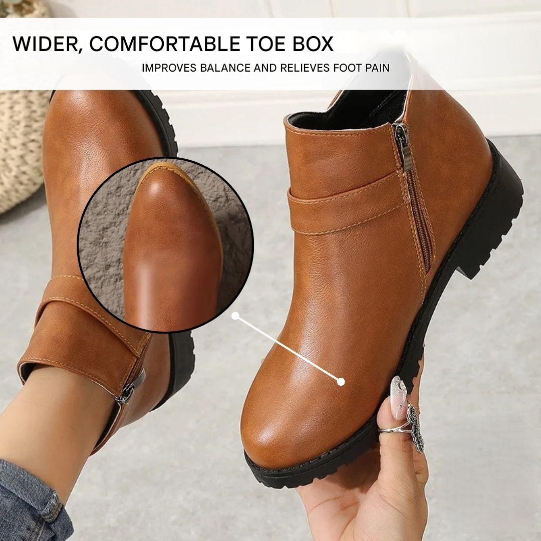 Women's Ankle Boots with Ergonomic Sole – Alessia