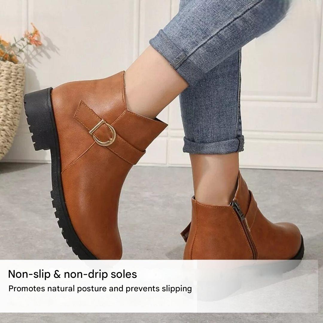 Women's Ankle Boots with Ergonomic Sole – Alessia