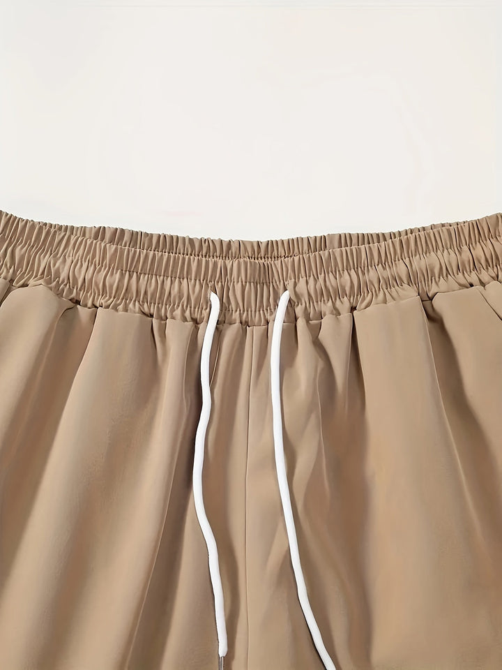 Zweiteiliges Herren-Sommer-Set mit Blattmuster - Kiano