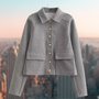 Damen-Wolljacke im Casual-Look für den Herbst – Noelia