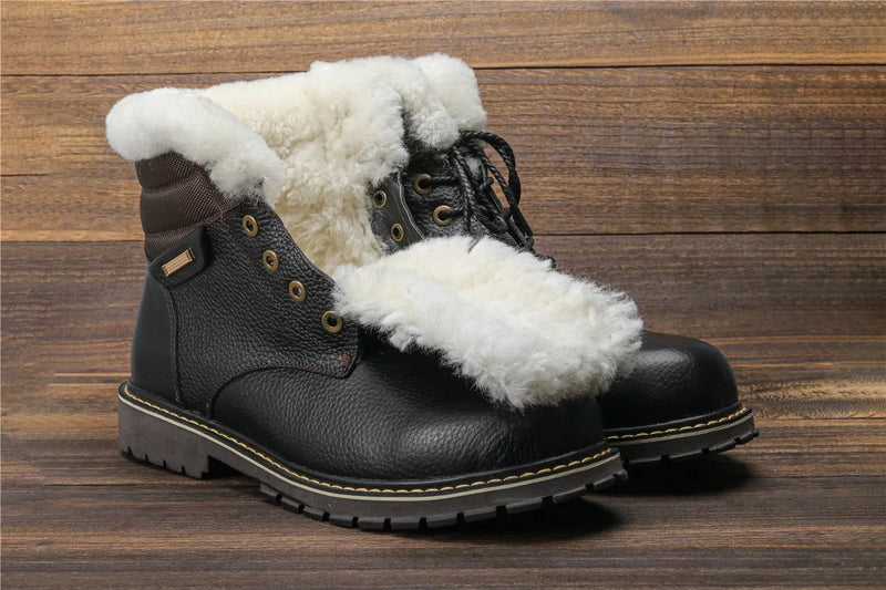 Leder-Winterstiefel | Mit herrlich warmem Wollfutter
