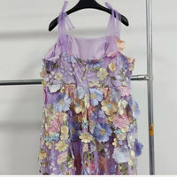 Tüll-Cocktailkleid mit Blumenapplikationen - Rosalie