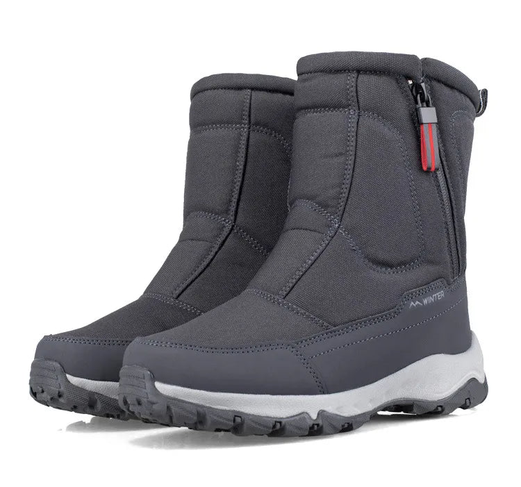 Halbhohe Snowboots | Warme Winterstiefel
