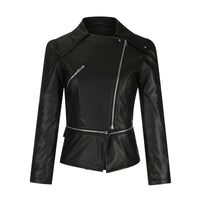 Olive Leder Bikerjacke | Cool & Stilvoll