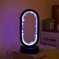 Handgefertigte Amethyst-Lampe - Serenith
