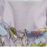 Tüll-Cocktailkleid mit Blumenapplikationen - Rosalie