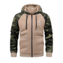 Warme und bequeme Herren-Camo-Fleecejacke – Ethan