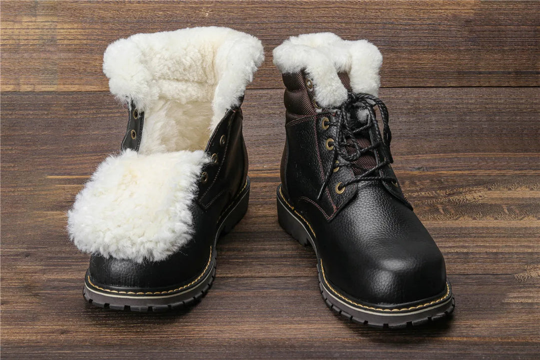 Leder-Winterstiefel | Mit herrlich warmem Wollfutter