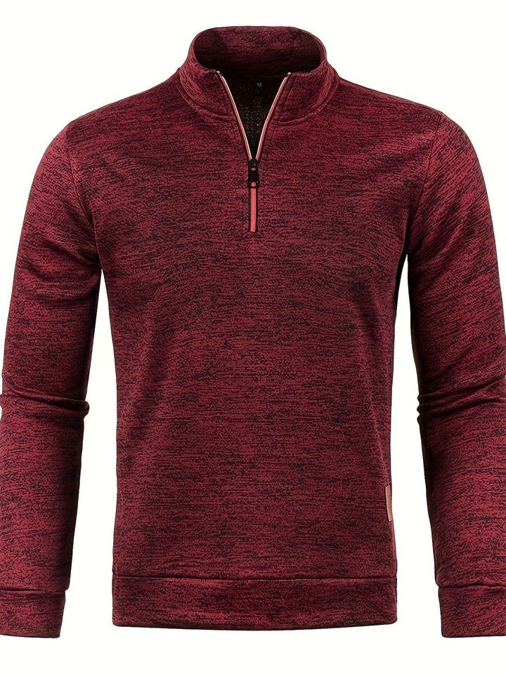 Heren Pullover met Halsrits voor Herfst & Winter – Matteo