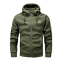 Herren Fleecejacke mit Kapuze und Reißverschluss – Sören