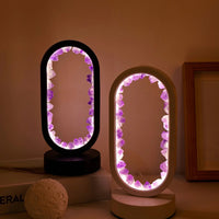 Handgefertigte Amethyst-Lampe - Serenith