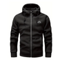 Herren Fleecejacke mit Kapuze und Reißverschluss – Sören