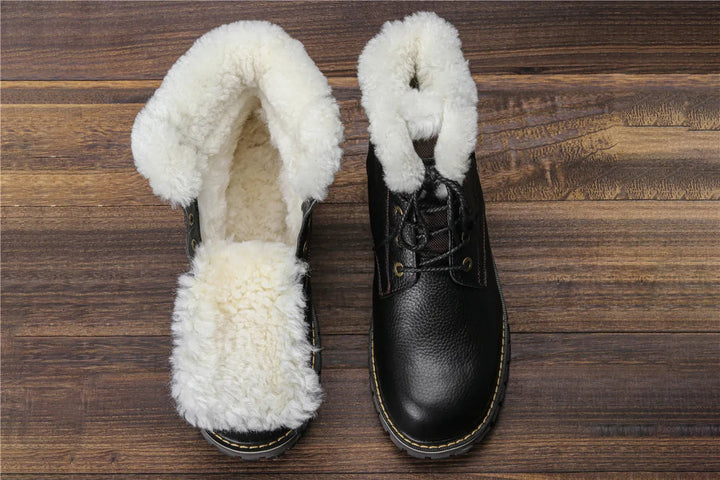 Leder-Winterstiefel | Mit herrlich warmem Wollfutter