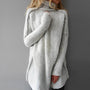 Langer Gestrickter Pullover - Livia