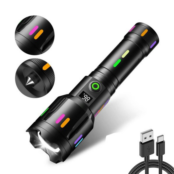 Militaire LED Zaklamp - LumenPro