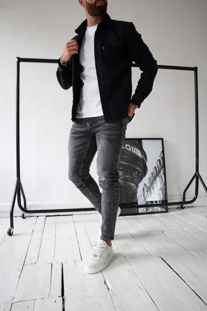 Modernes Hemdjacke für Herren – Elias
