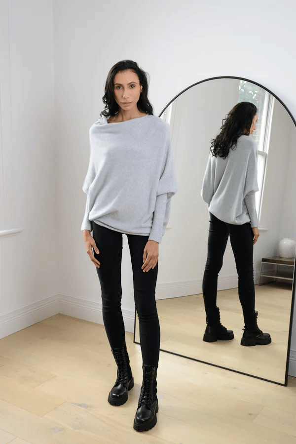 Trendiger Off-Shoulder Damenpullover - Livia