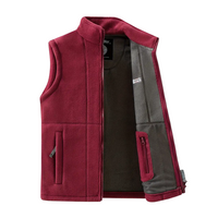 Herren Fleece Outdoor-Weste – Mit Stehkragen – Kaspar