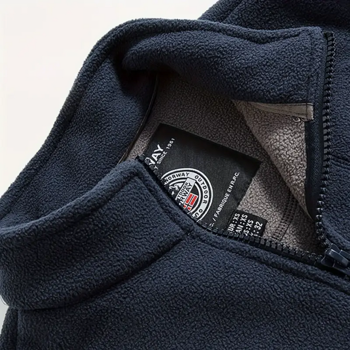 Herren Fleece Outdoor-Weste – Mit Stehkragen – Kaspar