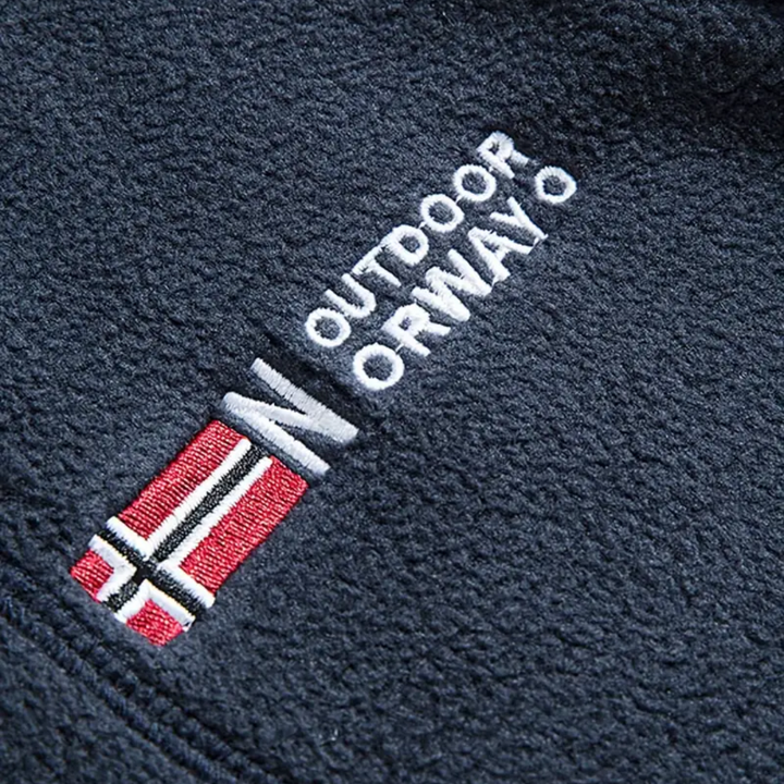 Herren Fleece Outdoor-Weste – Mit Stehkragen – Kaspar