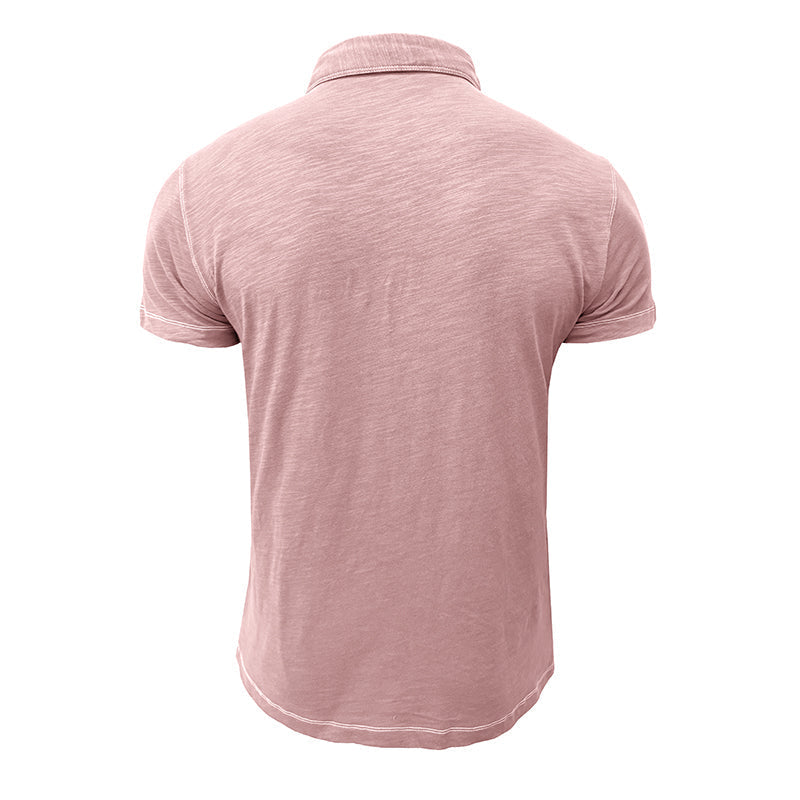 Herren-Poloshirt aus weicher Baumwolle – Matteo