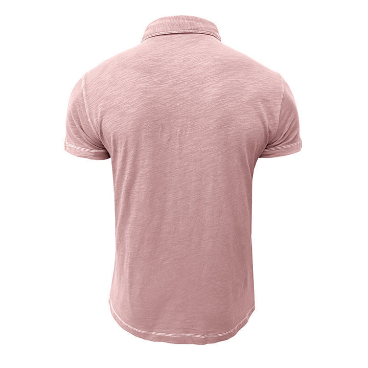 Herren-Poloshirt aus weicher Baumwolle – Matteo
