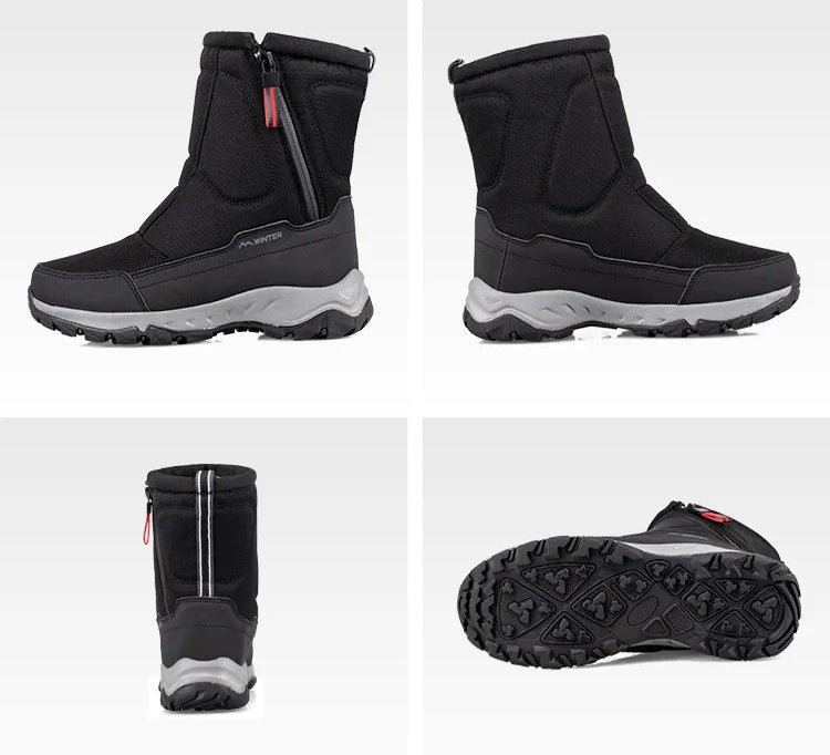 Halbhohe Snowboots | Warme Winterstiefel