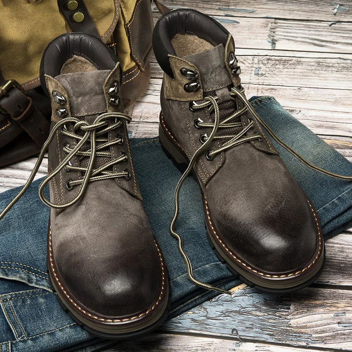 Leather Winter Shoes | Genuine Winter Warmers