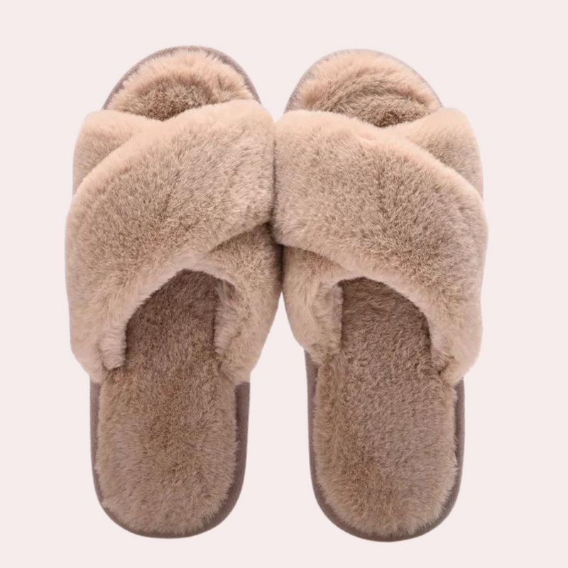 Warme Kruisband Pantoffels voor Dames - Maëlle