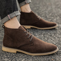 Stilvolle Herren-Schnürschuhe aus PU-Suede - Luca