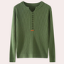V-Ausschnitt Pullover mit Knopfdetails für Damen - Marit
