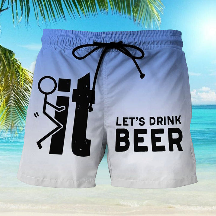 Hawaii Heren Zwembroek met Elastische Taille – Fabio
