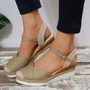 Damen Sandalen mit Schnallverschluss und Geschlossener Zehe – Isabelle