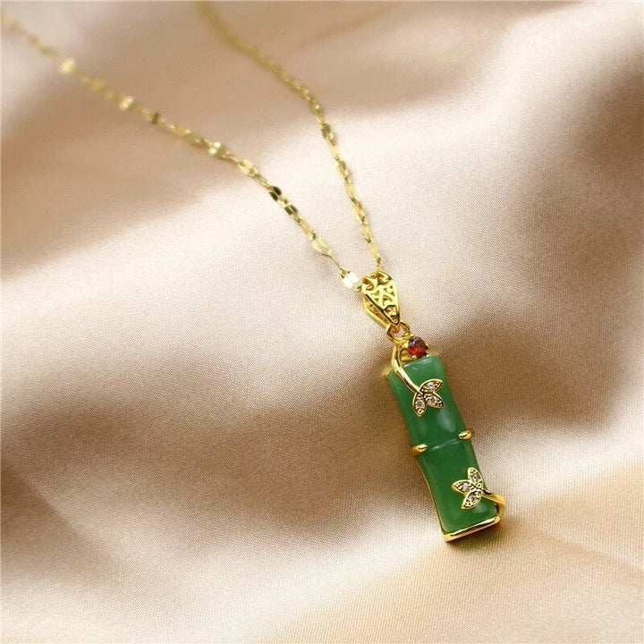 Jade amulet necklace | A beautiful necklace with a spiritual touch