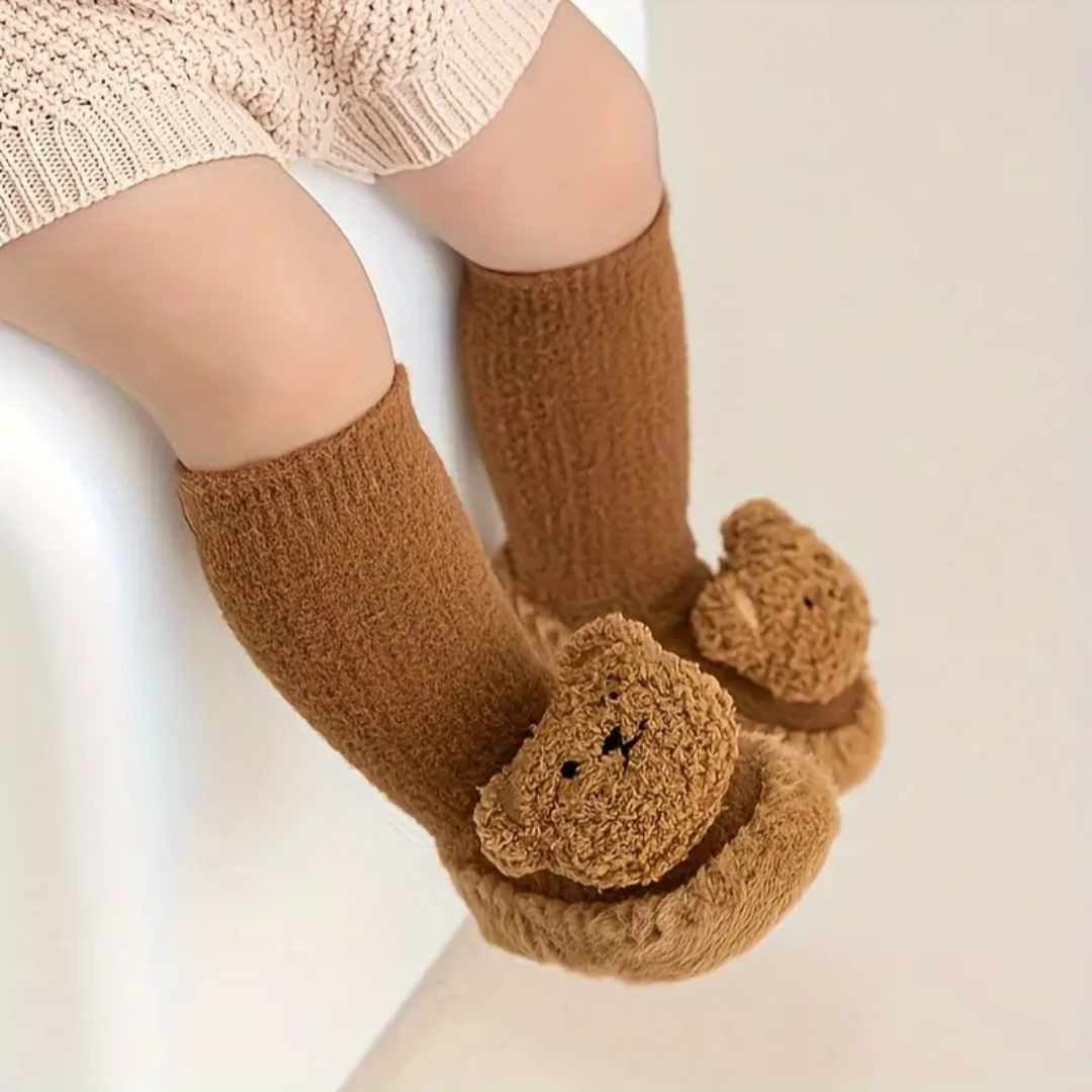Children's House Slipper Socks with Bears – CozyBear