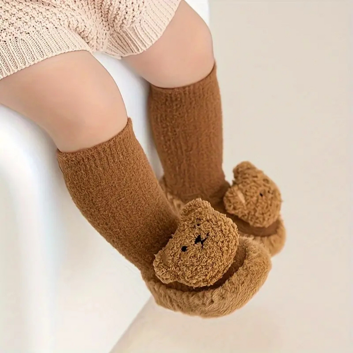 Children's House Slipper Socks with Bears – CozyBear