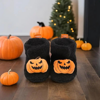 Kinder-Halloween-Schlappen mit Cartoonmuster – SpookySteps