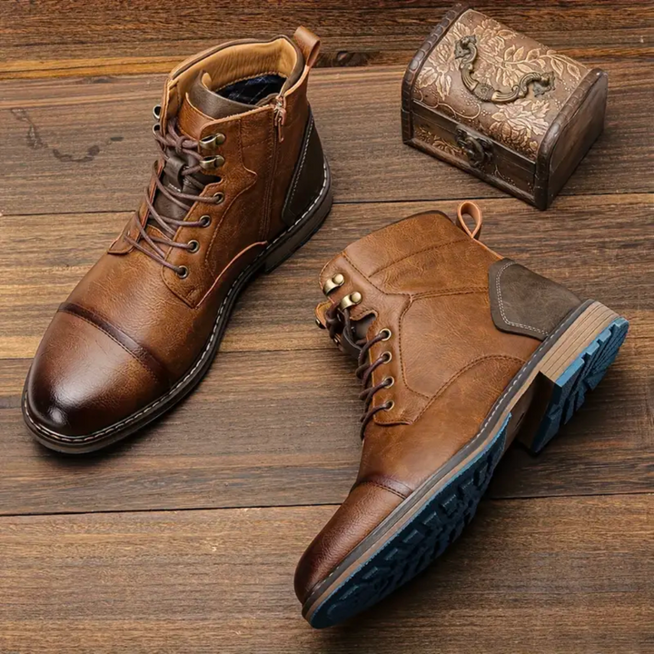 Vintage Leder Herrenschuhe - Oliver