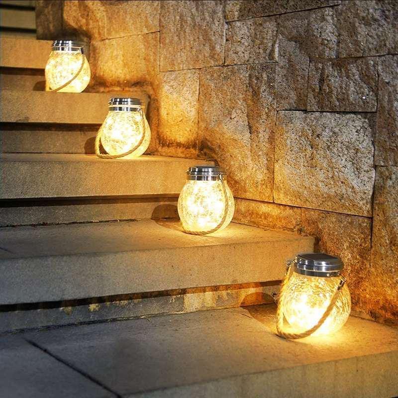 Solar Einmachglas Lampe - Lunara