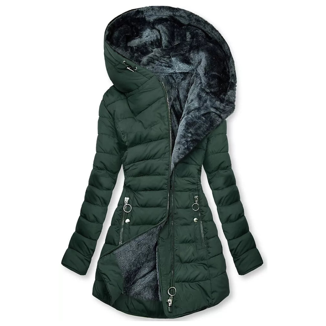 Gefütterte wasserdichte Damen-Winterjacke – Freja