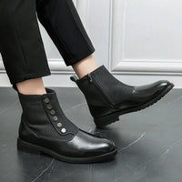 Luxuriöse Herren-Lederstiefel - Levi