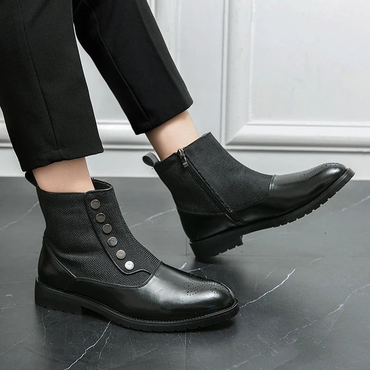 Luxuriöse Herren-Lederstiefel - Levi