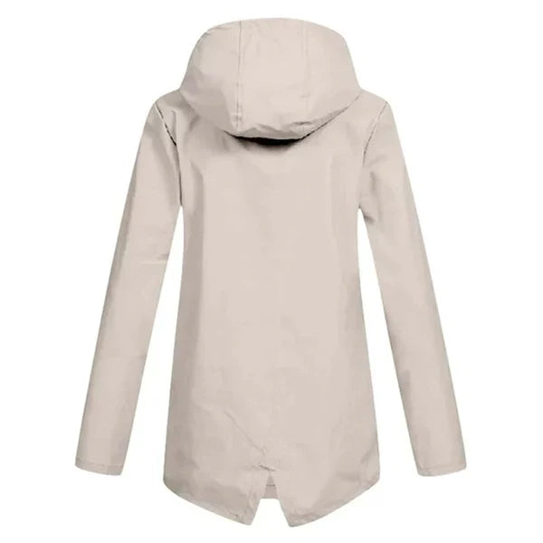 Trendy Dames Regenjas met Capuchon - Liora