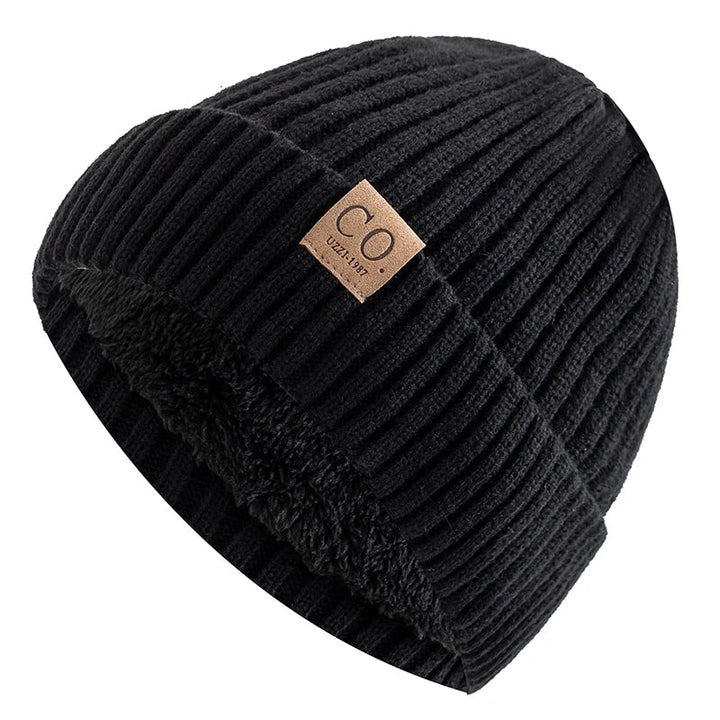 Vintage Vibe Beanie | Retro gefütterte Wintermütze